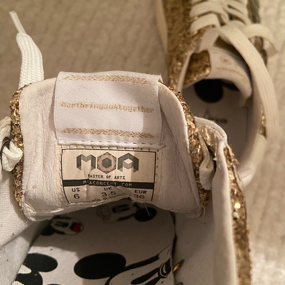 Glitter sneakers, Master of Arts MOA size 6, never been worn - Picture 4 of 5